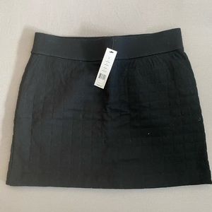 Theory Black Quilted Mini Shirt